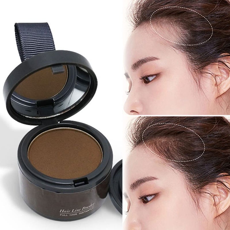 gowwim Hairline Powder (Light Brown) Hair Root Dye, Instantly Color Shadow for Thin and Gray Hair Roots - 4g - Image 4